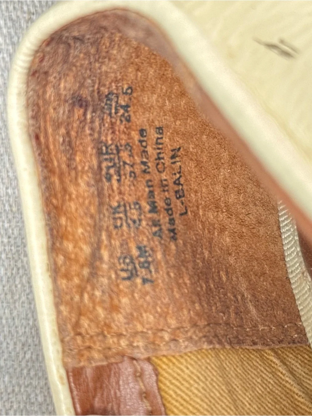 Franco Sarto cream patent